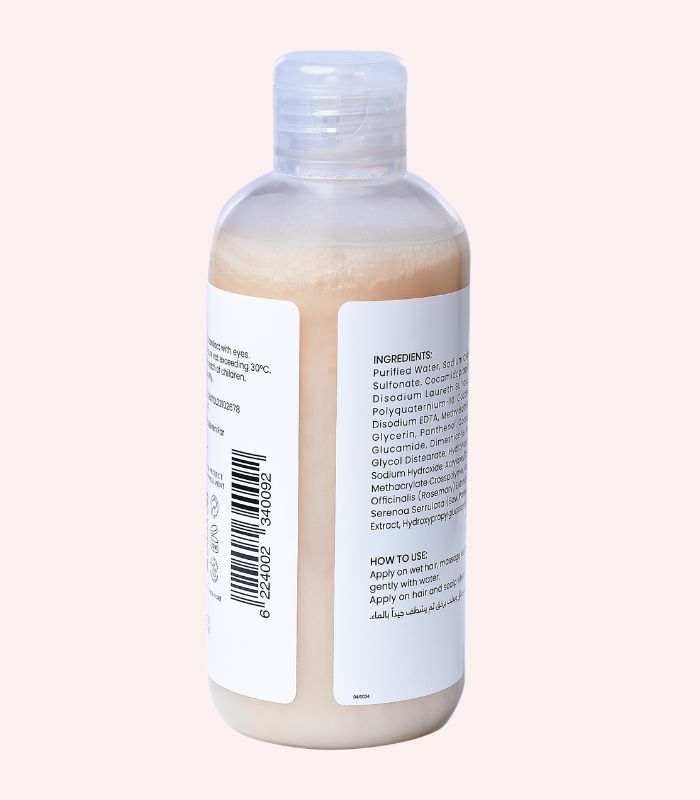 New design Lavish Serious Shampoo Lavender 330ml back