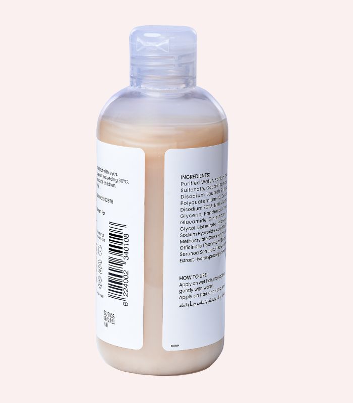 New design Lavish Serious Shampoo Rose 330ml back